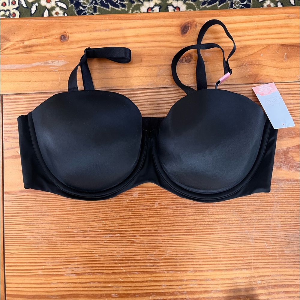 Cacique black multi-ways bra, 40DD, NWT